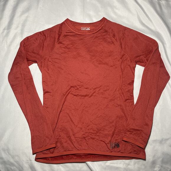 Mountain Hardwear Women’s AirMesh Long-Sleeve Crew Shirt Size S Ultralight Hike - Picture 1 of 11